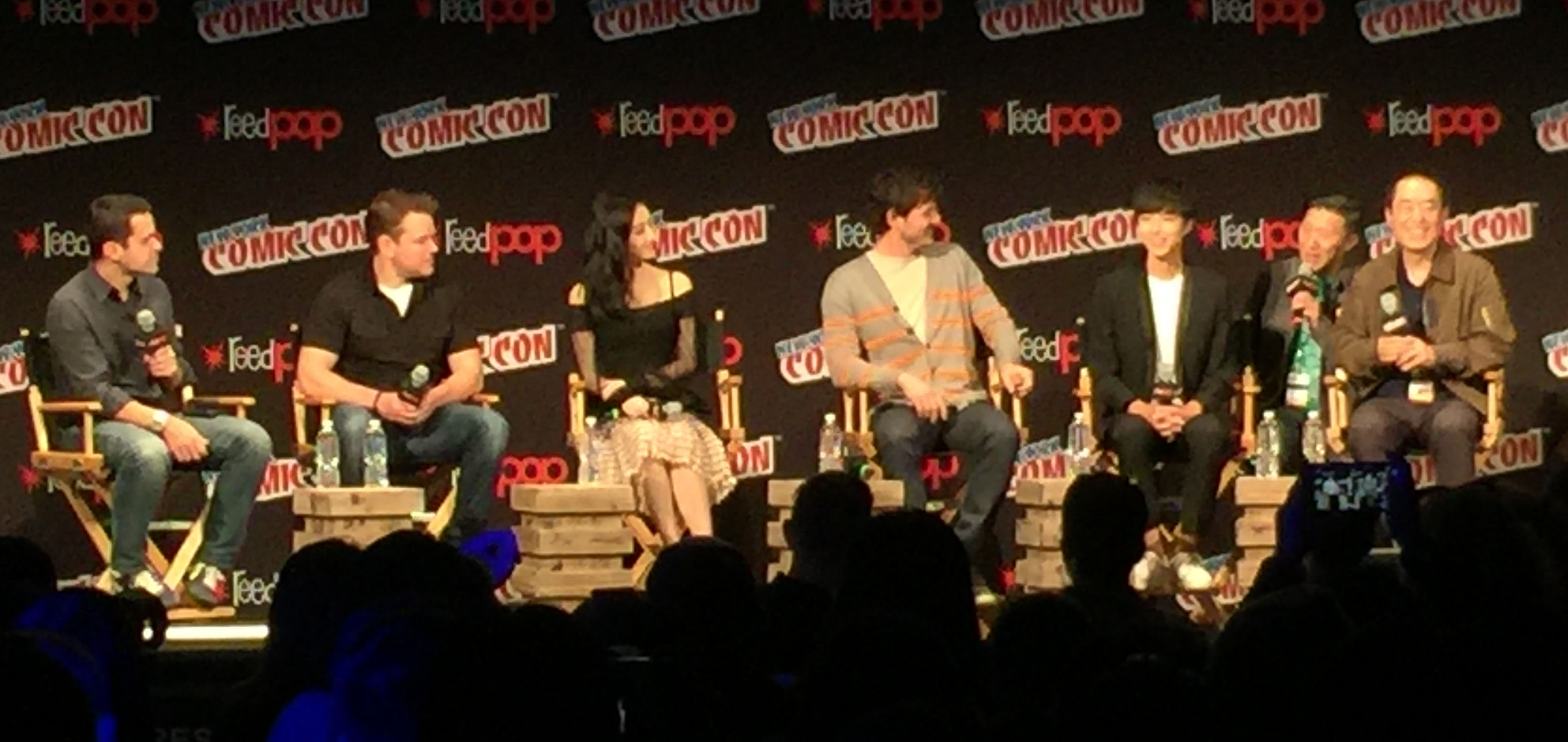 The panel for 'the great wall' at nycc