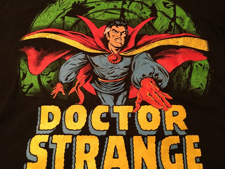 Comic block october, dr strange tshirt