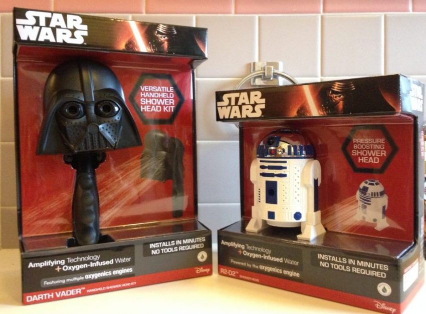 Oxygenics offers star wars shower heads for a limited time