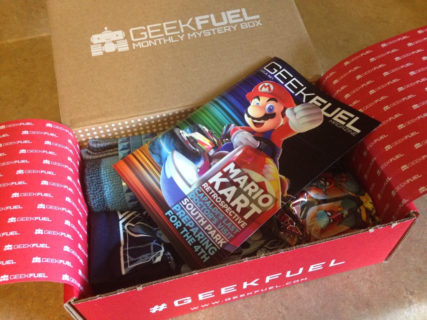 Unboxing geek fuel’s mystery box for april 2017 – get $3 off!!