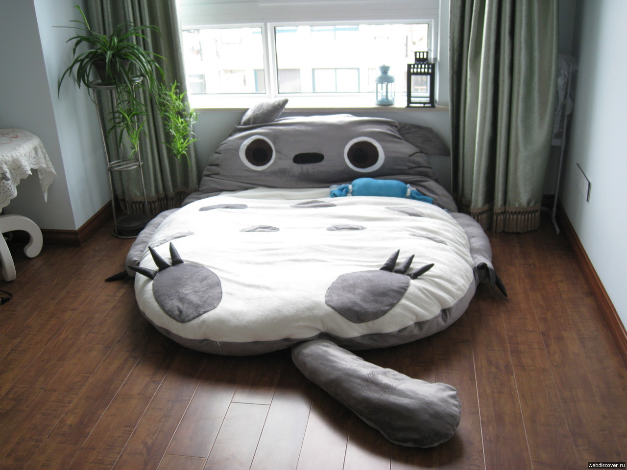 Totoro sleeping bag bed, geeky stuff for your house