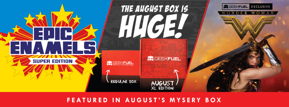 Get 25% off your first geek fuel mystery box purchase!