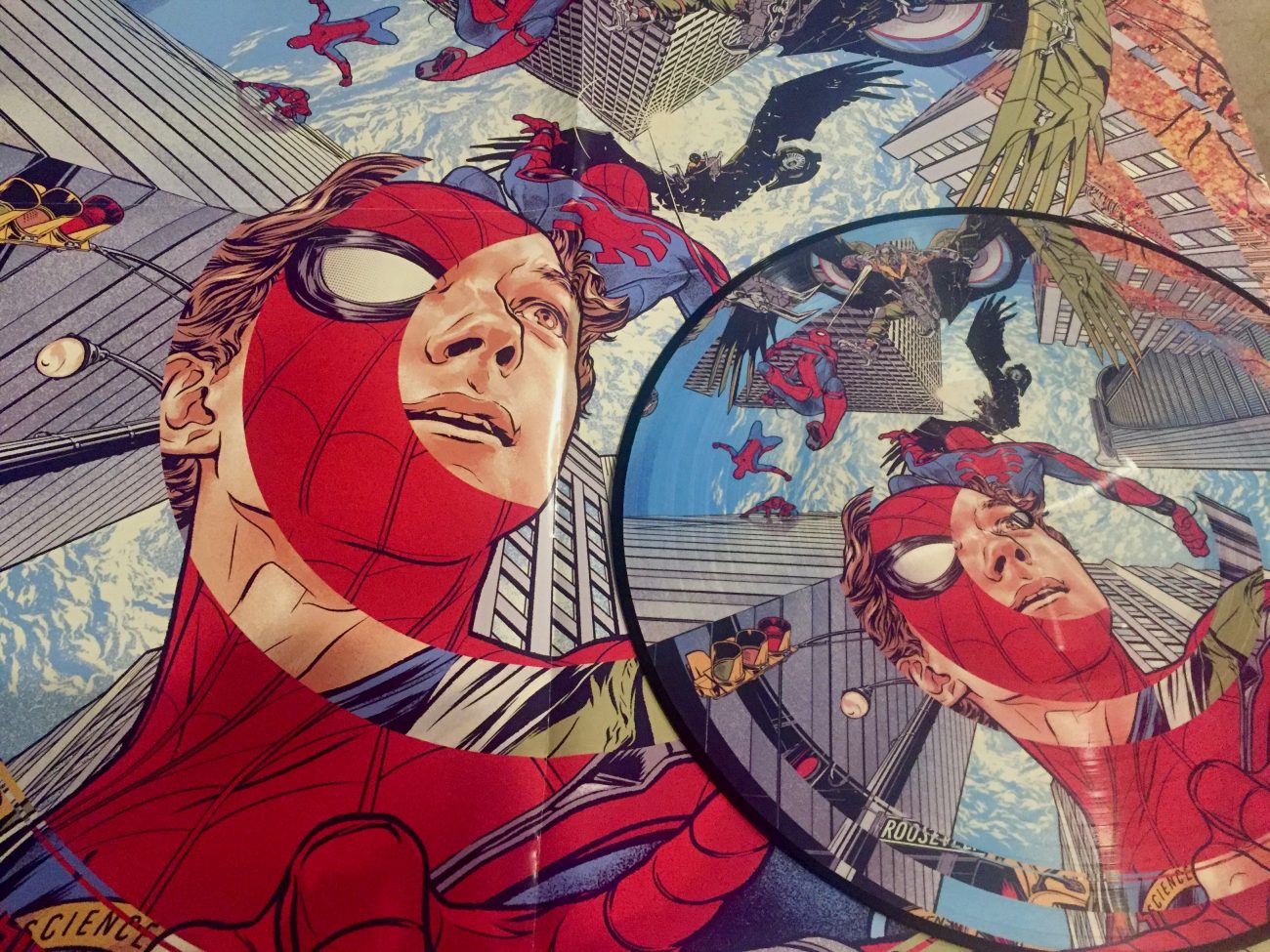 Spider-man vinyl from thinkgeek