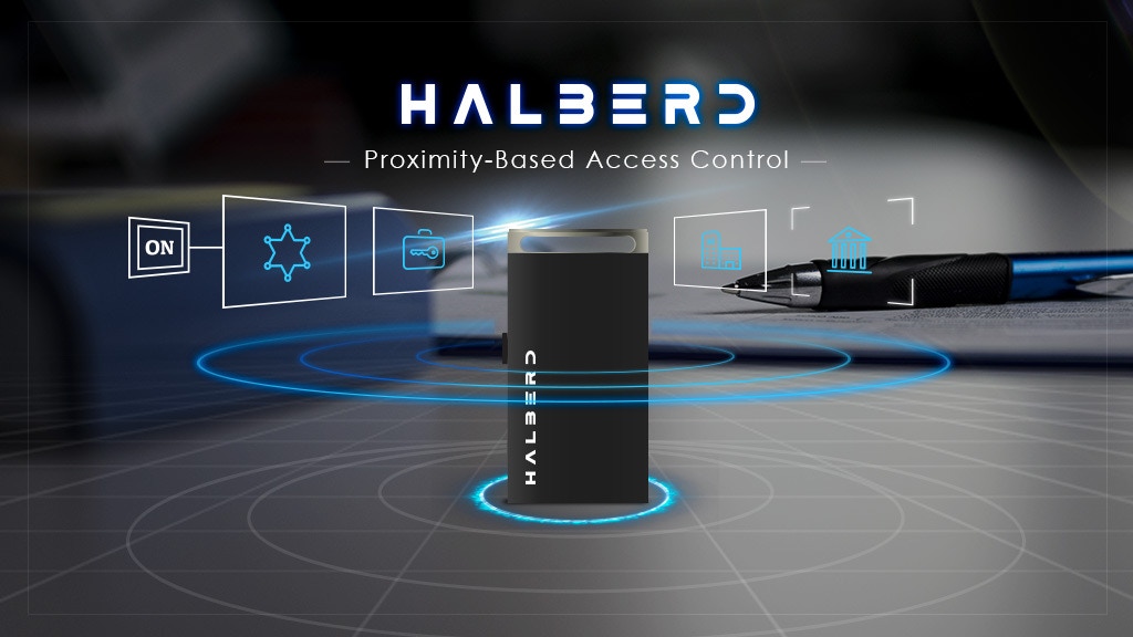 Lock your computer the second you get up with halberd’s bluetooth security key
