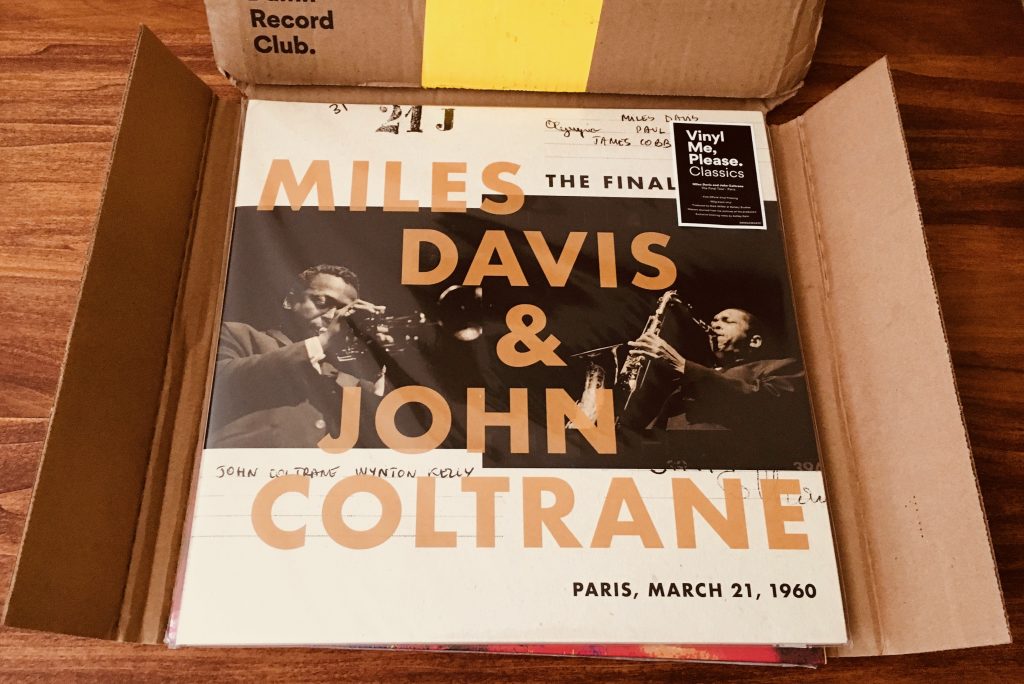 Vinyl me, please, miles davis & john coltrane "the final tour"