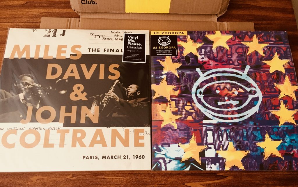 Vinyl me, please, miles davis & john coltrane "the final tour" and u2 zooropa