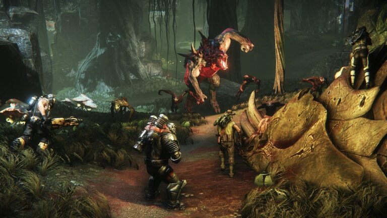 Trailer ‘happy hunting’ released for turtle rock studios and 2k game – evolve