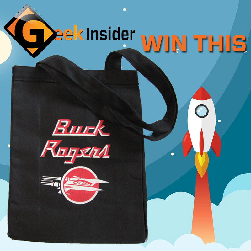 You can win this buck rogers tote bag