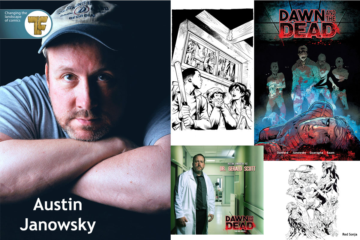 Austin janowsky, dawn and the dead, geek insider, terraform comics