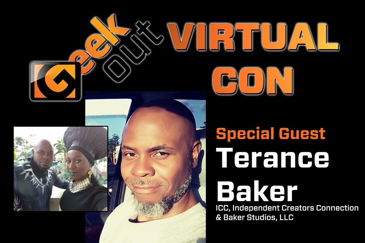 Terance baker of icc independent creators connection is coming to geek out virtual con 2020