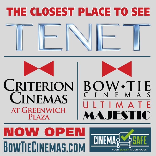 Ny & nj cinephiles travel to bow tie cinemas in ct to see tenet!