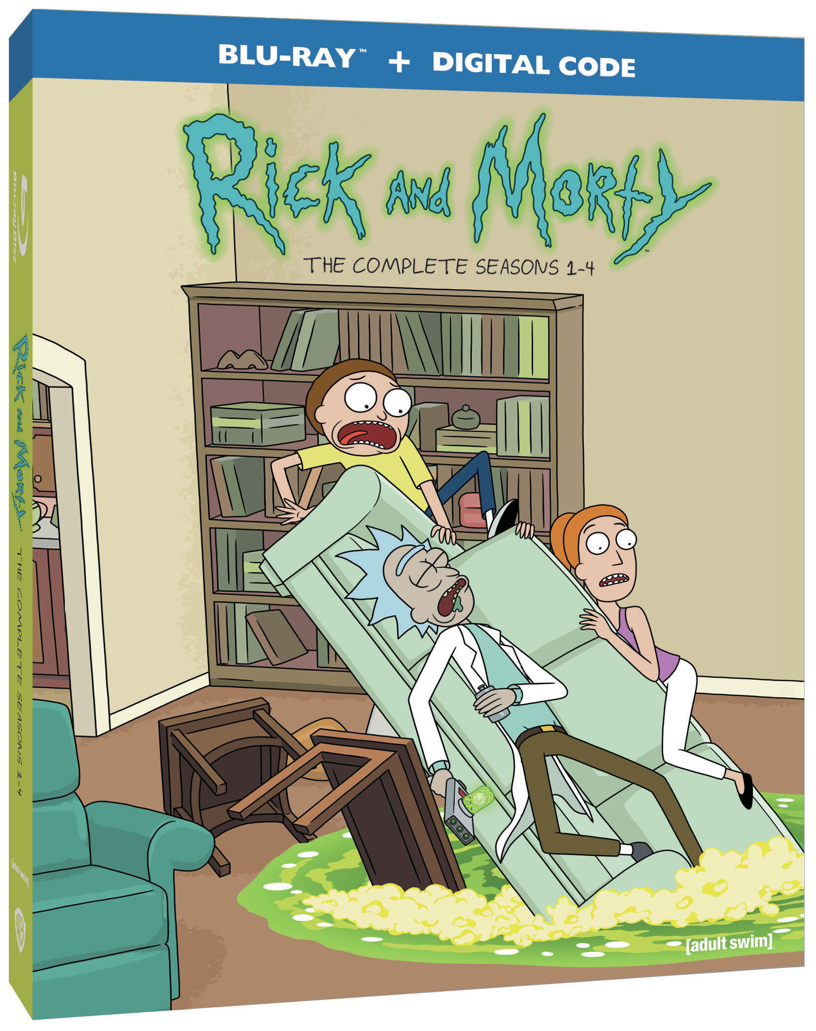 Rick and morty: seasons 1-4 on dvd & blu-ray march 2, 2021