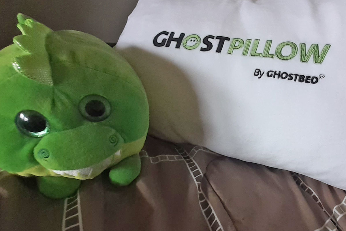 Geek sleep with ghostpillow