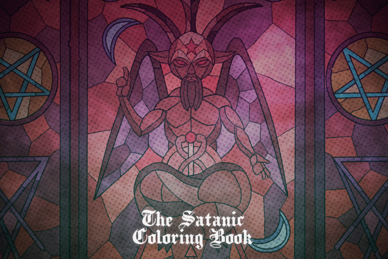 Jason lenox launches the satanic coloring book volumes 1 & 2
