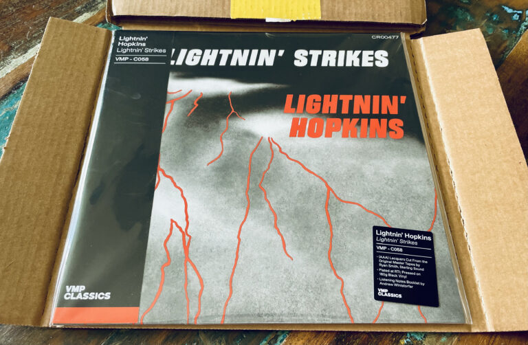 Vinyl me, please april ’22 unboxing: lightnin’ hopkins – lightnin’ strikes