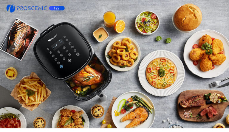 Proscenic launches the t22 smart air fryer with alexa & google home voice control