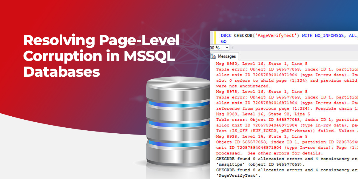 Geek insider, geekinsider, geekinsider. Com,, resolving page-level corruption in ms sql databases, how to
